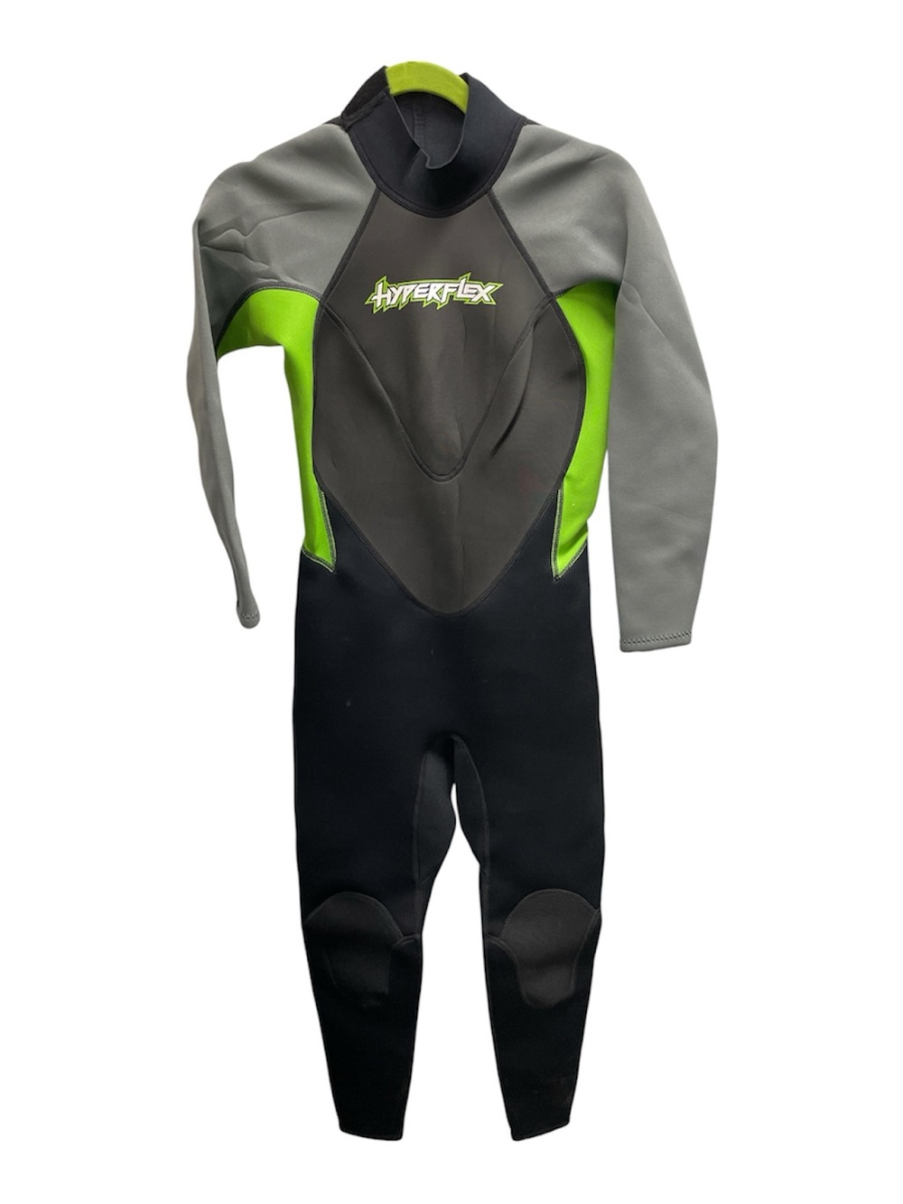 Hyperflex Women's Full-Length Black/Gray/Neon Green Wetsuit - Picture 3 of 5